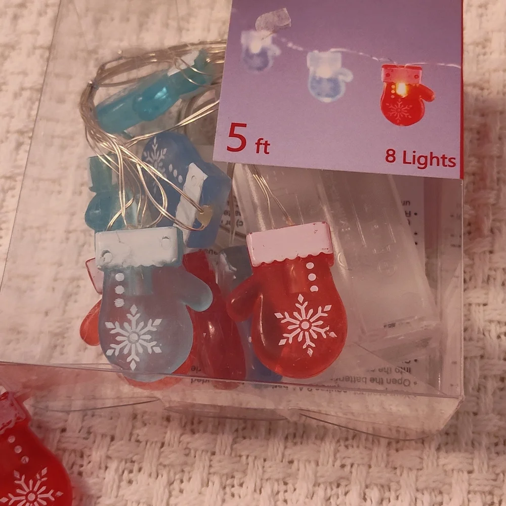 NEW! 2 Sets Of Christmas String Lights (5ft)